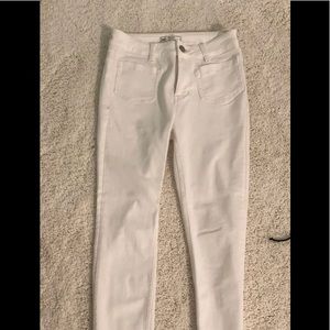Free People white skinny jeans